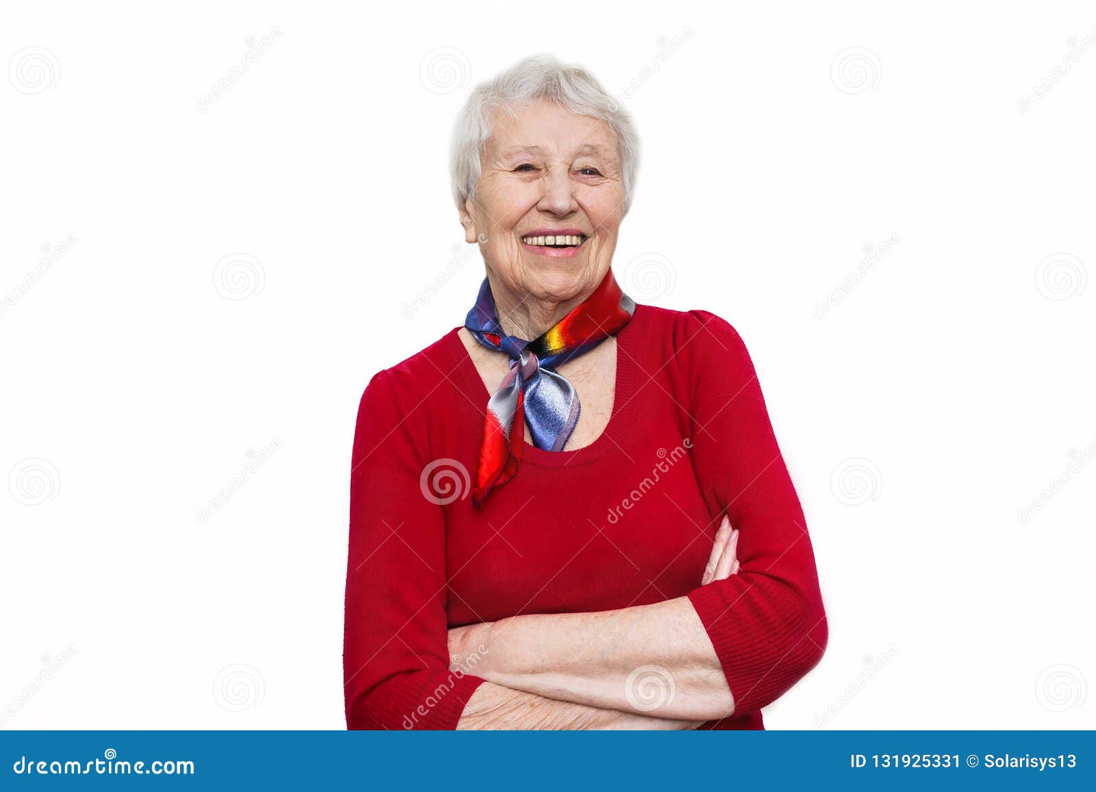 old woman with surprised expression on her face