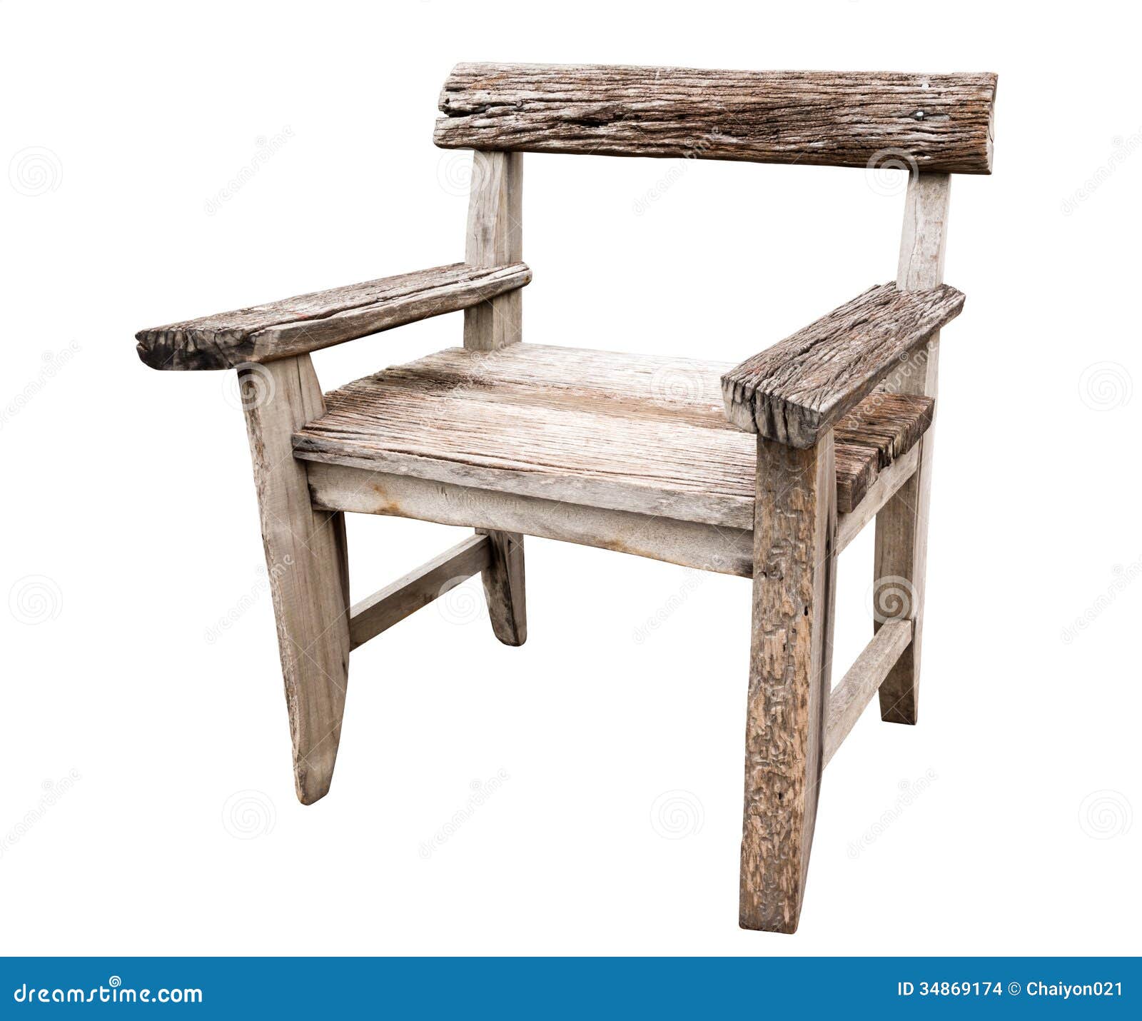 Old wood chair stock photo. Image of stool, furniture 34869174