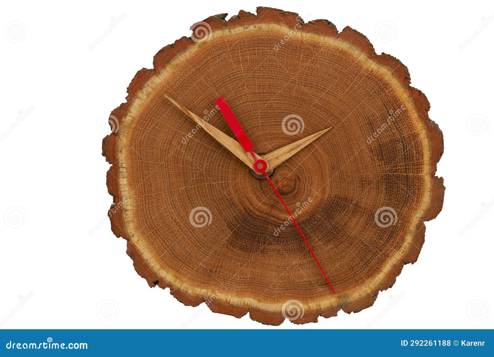 Old Wood Clock Isolated on White Stock Photo Image of white, object