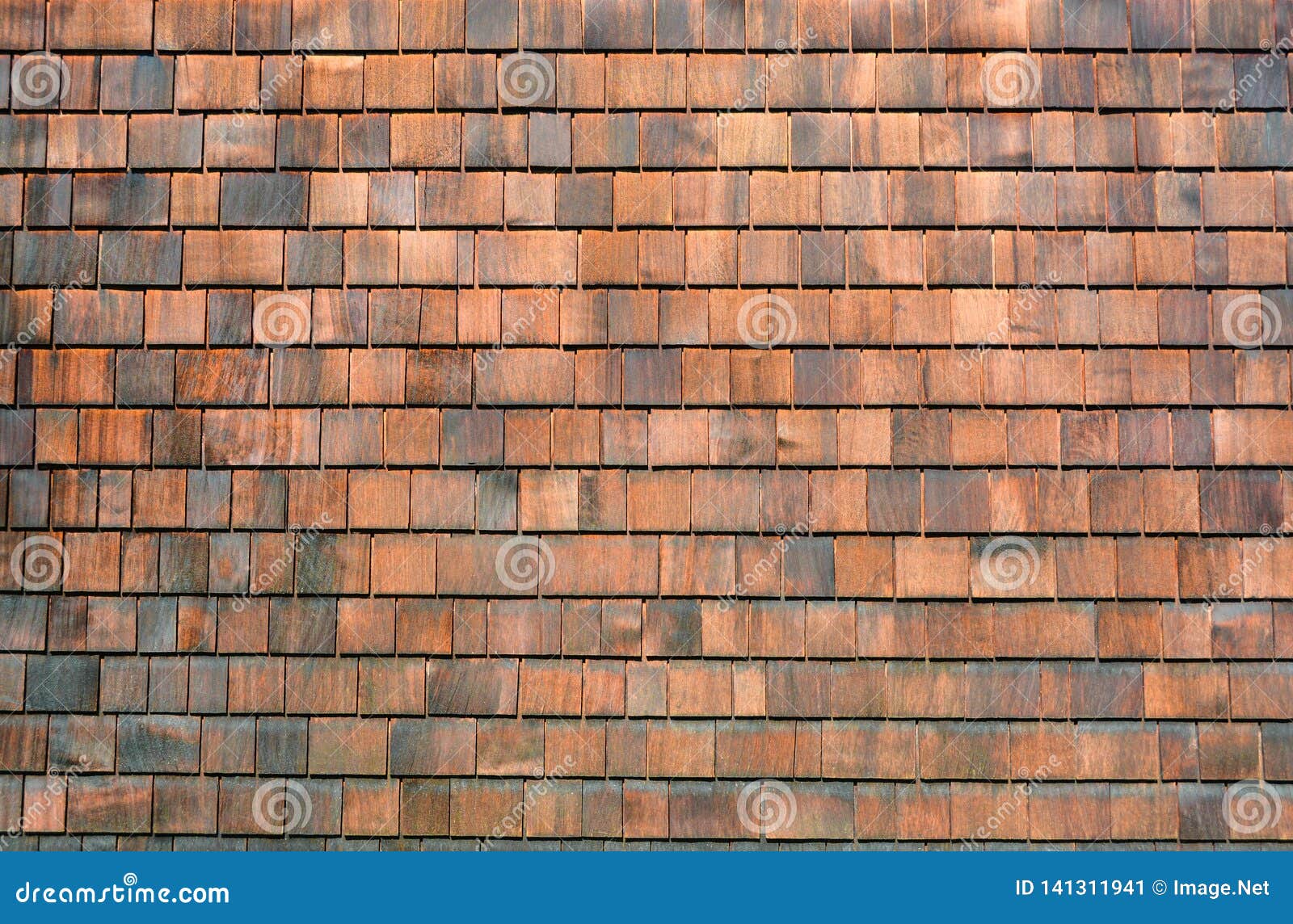 Old Wood Shingles Wall. Wooden Shingles Texture. Stock Image Image of cedar, overlap 141311941