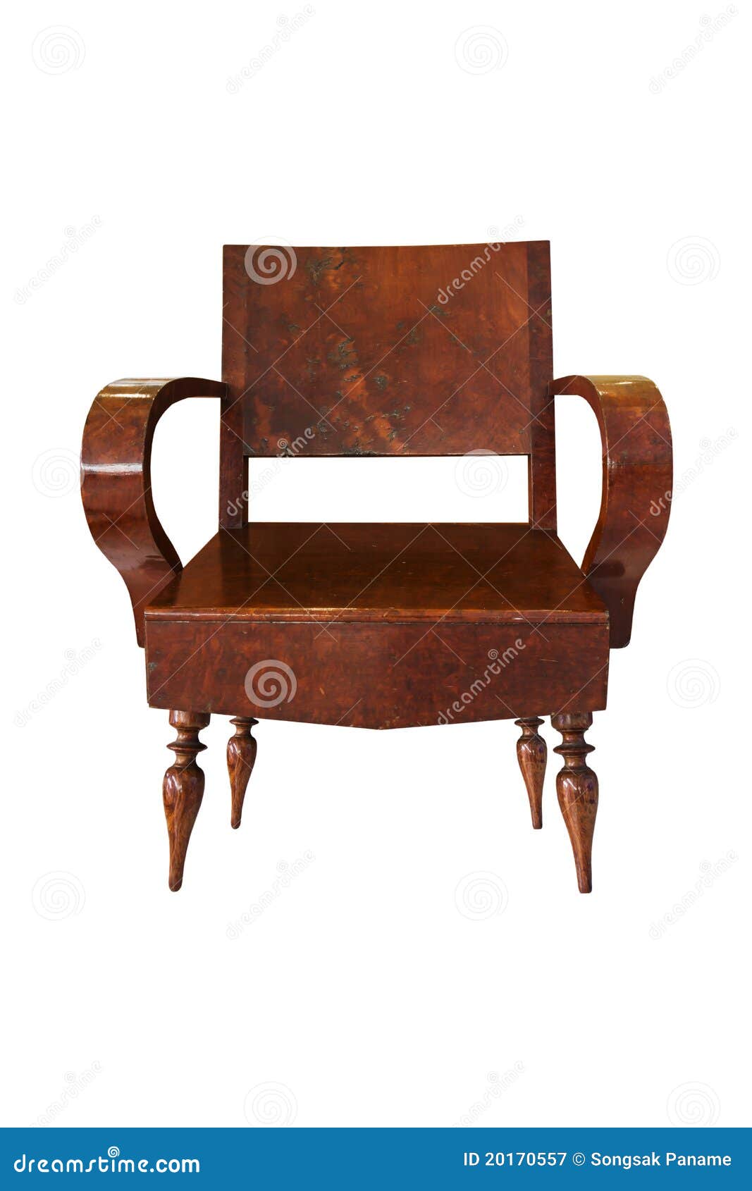 Old Wooden arm chair stock image. Image of elegance, domestic 20170557