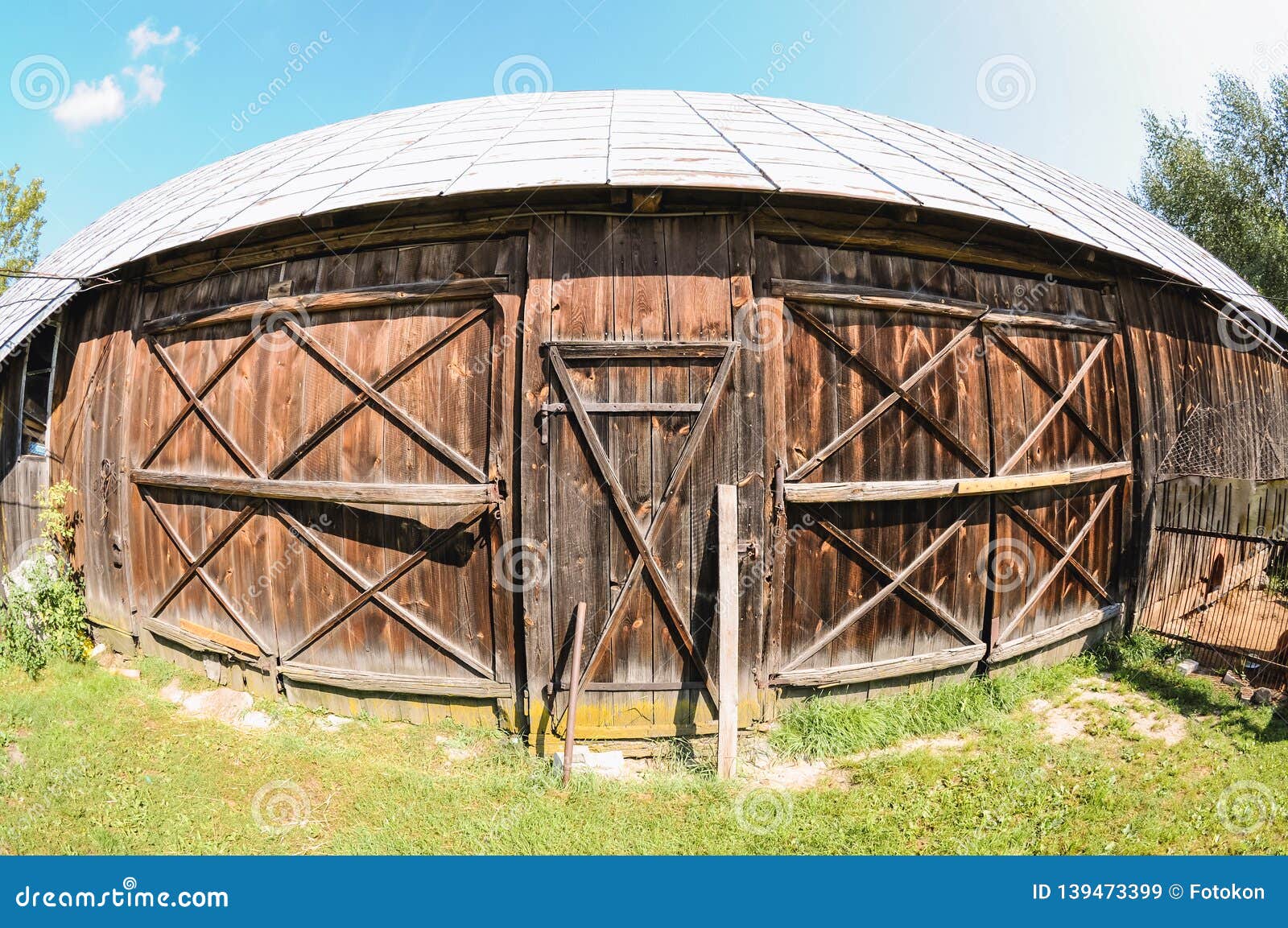 Old Wooden Barn Stock Image Image Of Farmstead