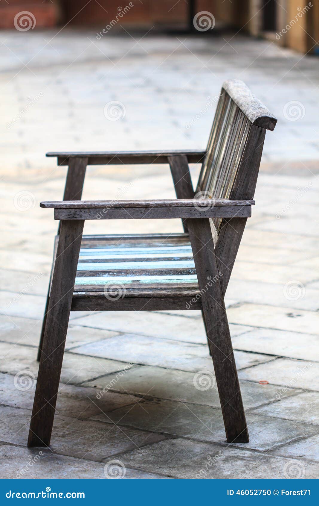 Old Wooden Bench in the Garden Stock Photo Image of antique