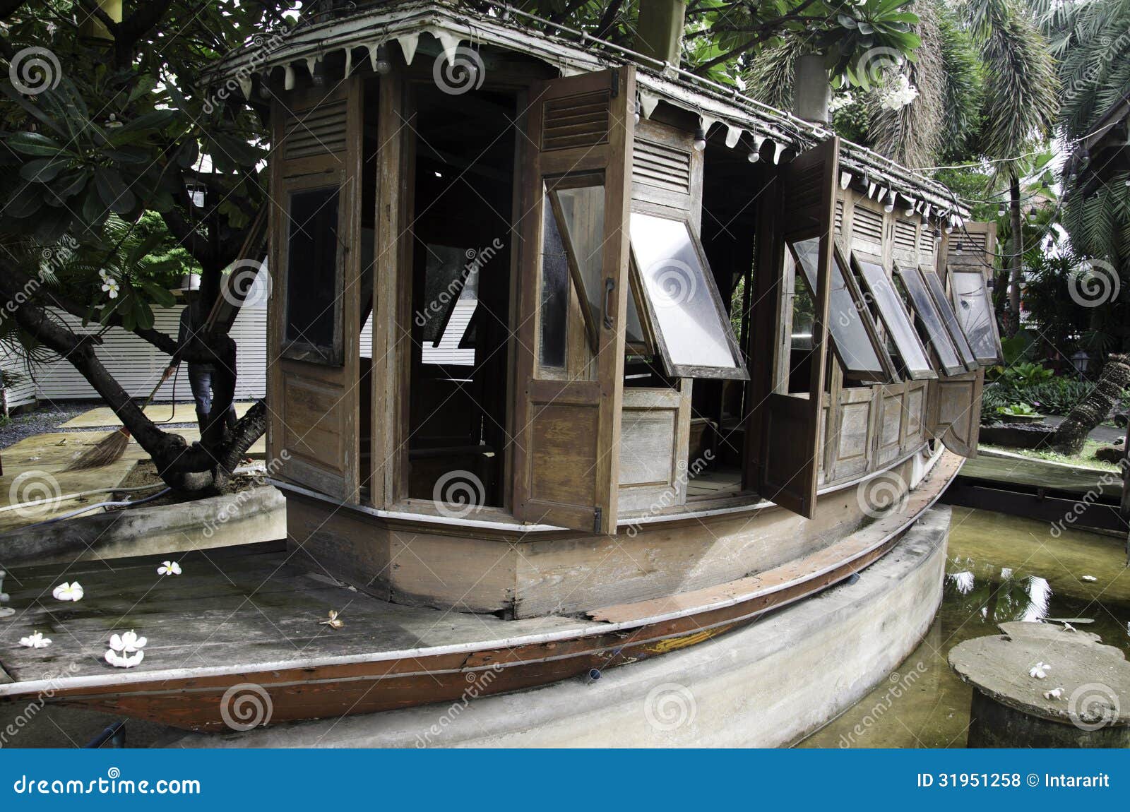 Old wooden boats. stock photo. Image of ship ...