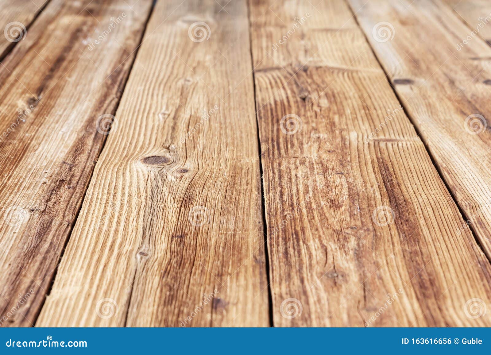 Old Wooden Brown Boards. Wooden Floor Made of Boards Stock Photo
