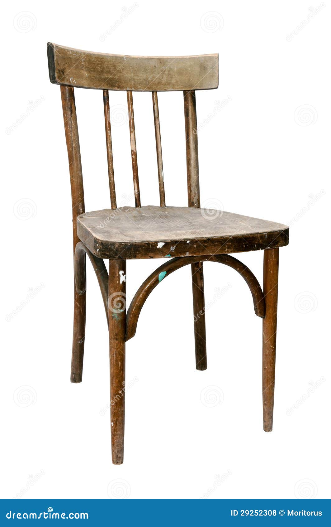 Old wooden chair stock photo. Image of decor, fashioned