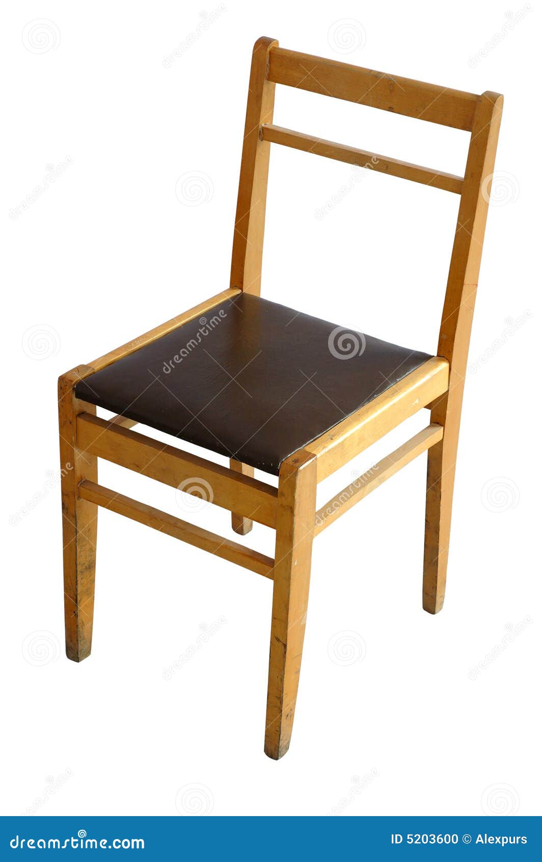Old wooden chair. stock photo. Image of scratch, overwhite 5203600