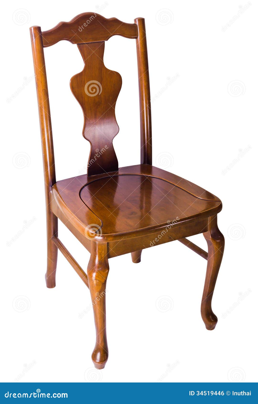 Old Wooden Chair Vintage Style Stock Photo Image Of