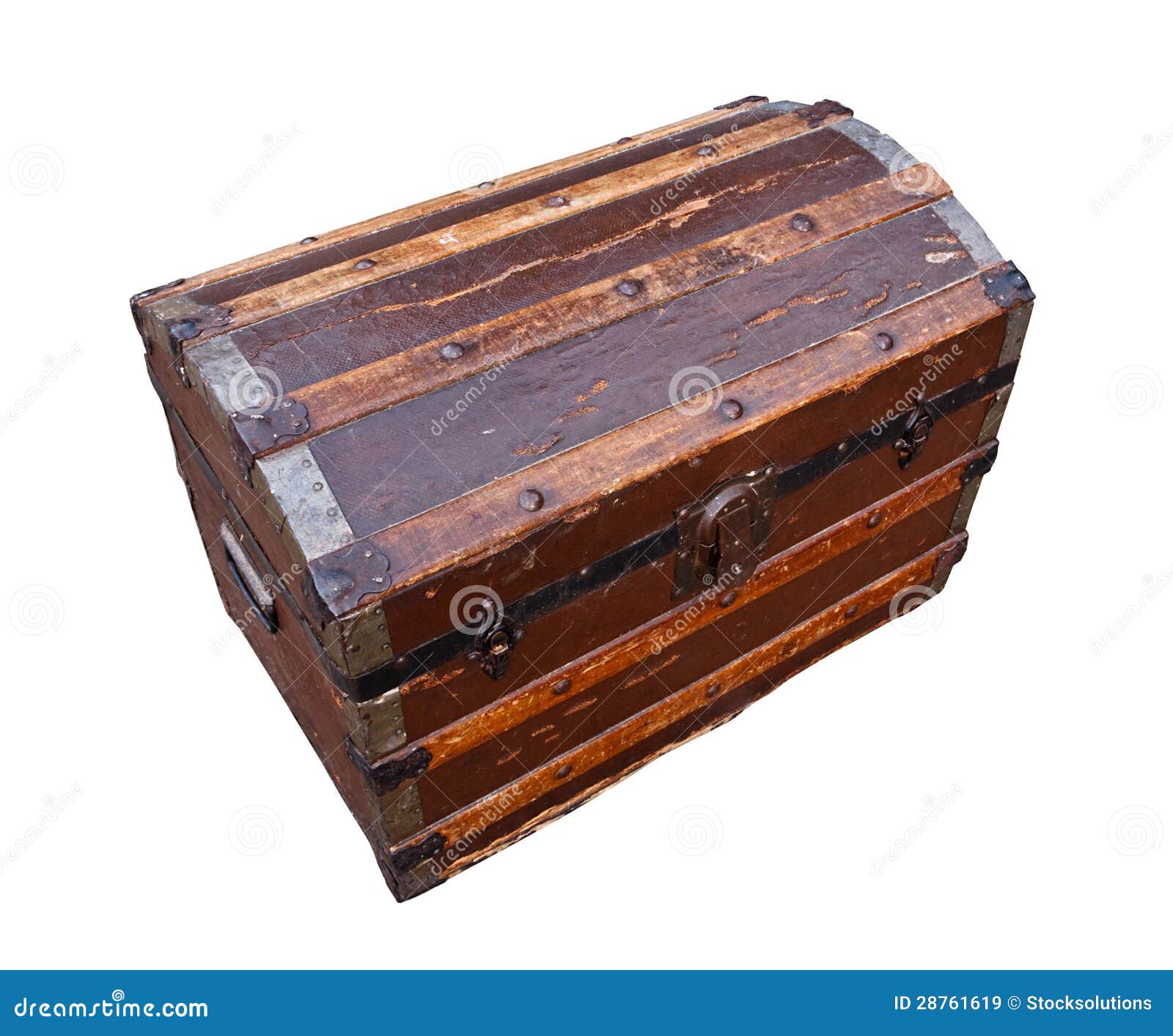 Old wooden chest stock image. Image of historic, ruin 28761619