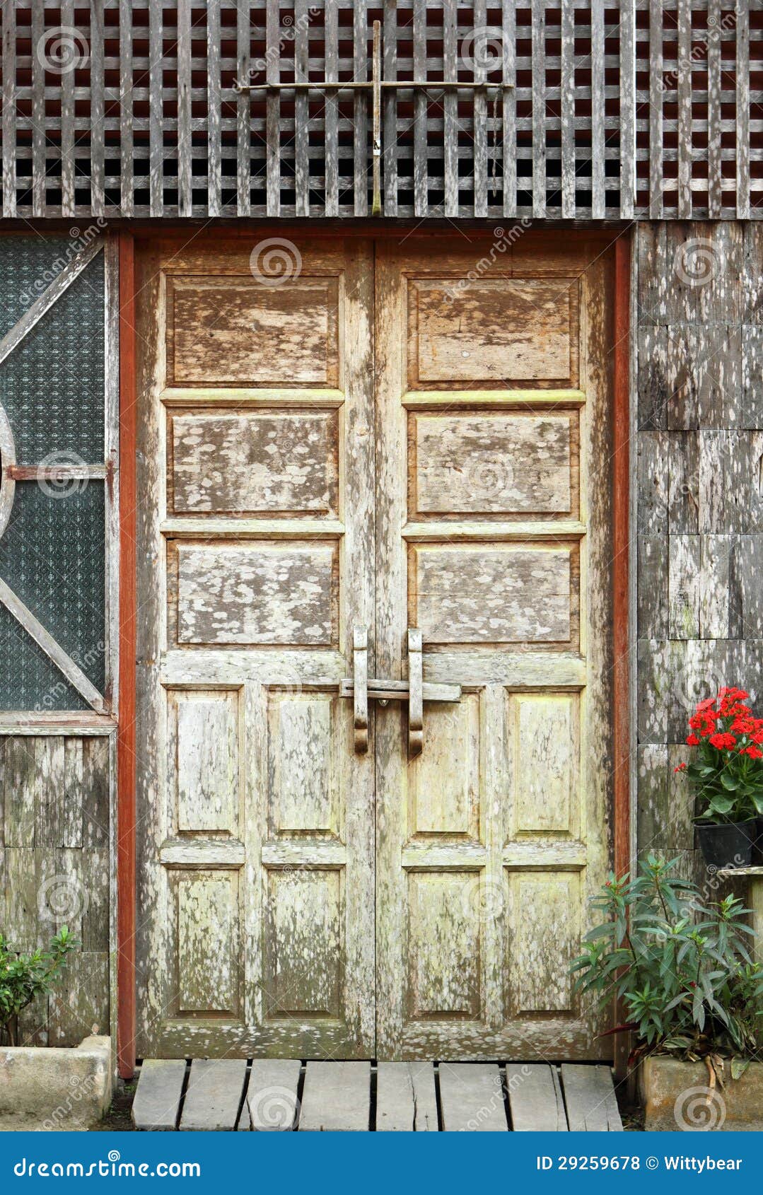 Old wooden door frame stock photo. Image of home, italia 29259678