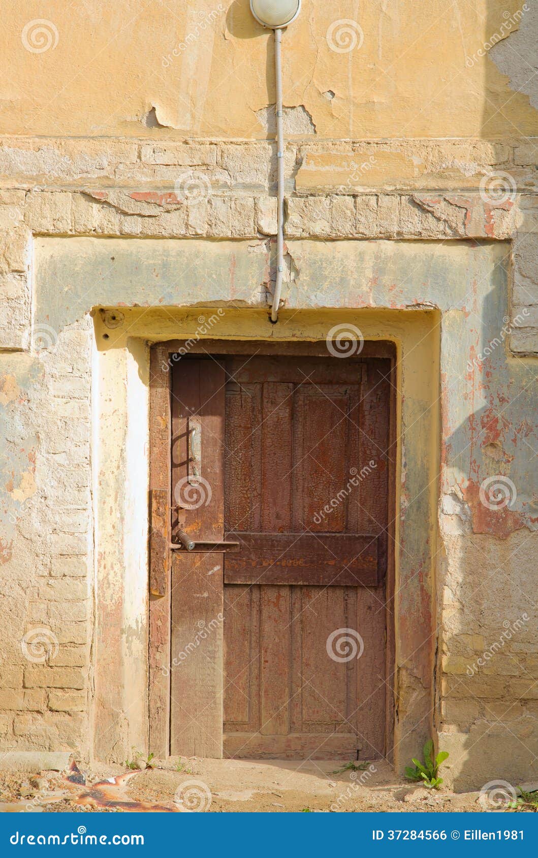 Old wooden door frame stock photo. Image of built, house 37284566