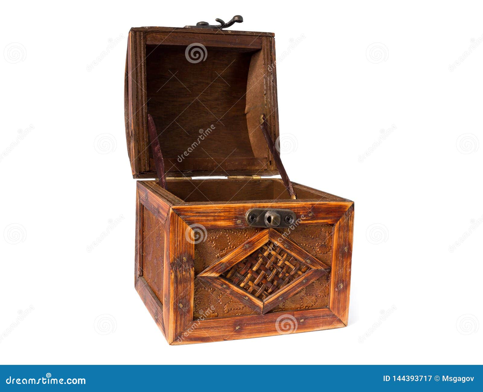 antique golden chest isolated on white Stock Photo - Alamy