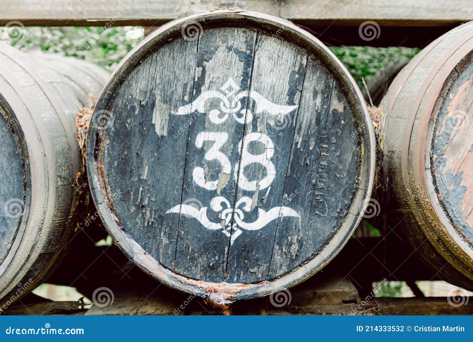 Old Wooden Keg of Beer Stocked Stock Photo Image of storage, cask