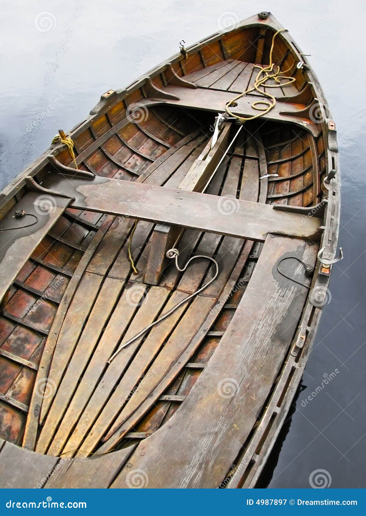 Old Wooden Rowboat Royalty Free Stock Photography - Image ...