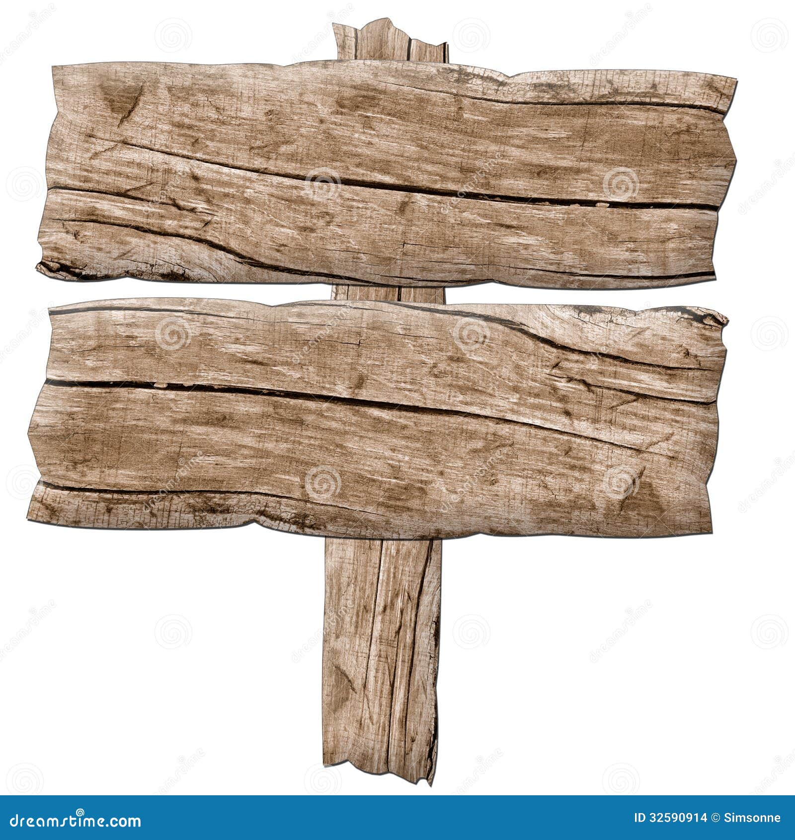 Old Wooden Sign Stock Images - Image: 32590914