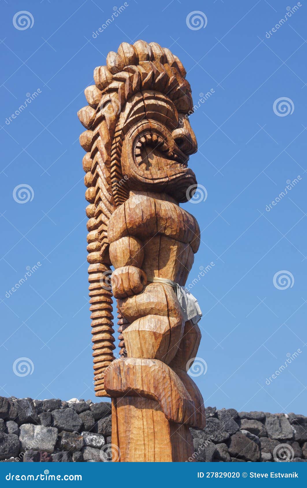 Old wooden statue of a god stock photo. Image of wooden 27829020