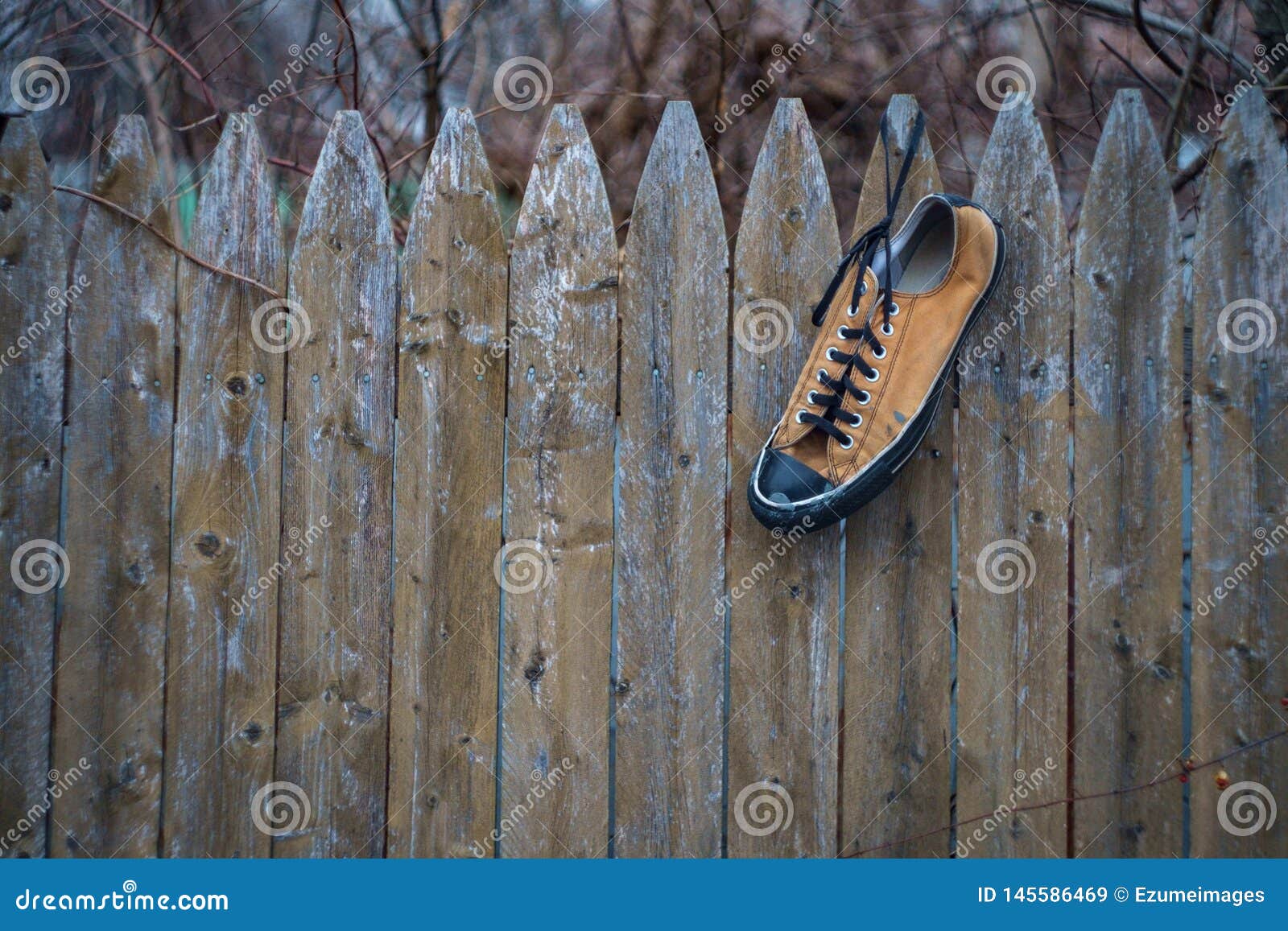 Old Worn Abandoned Shoes stock image. Image of shoes - 145586469