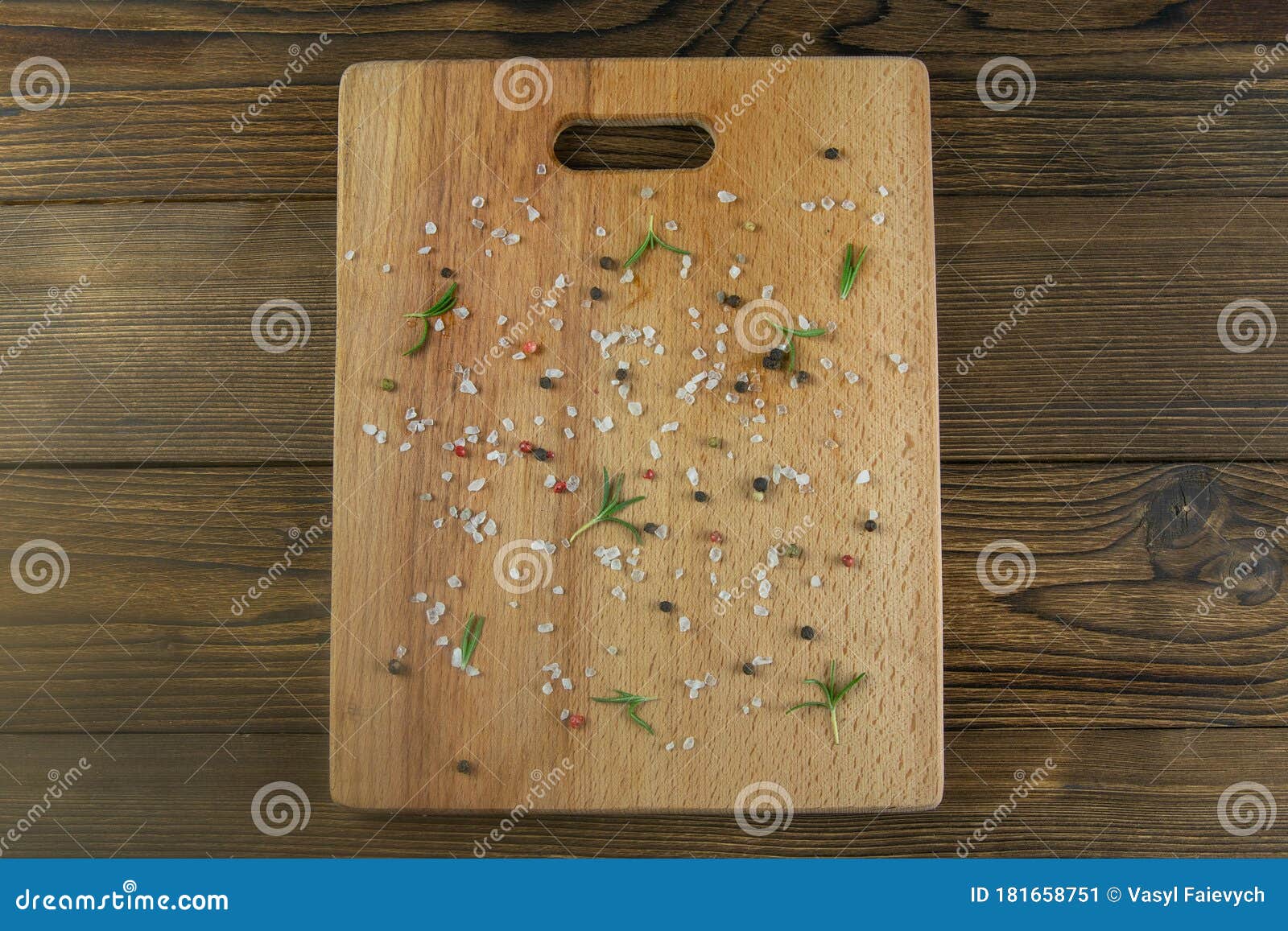 a cutting board is scratched and chipped