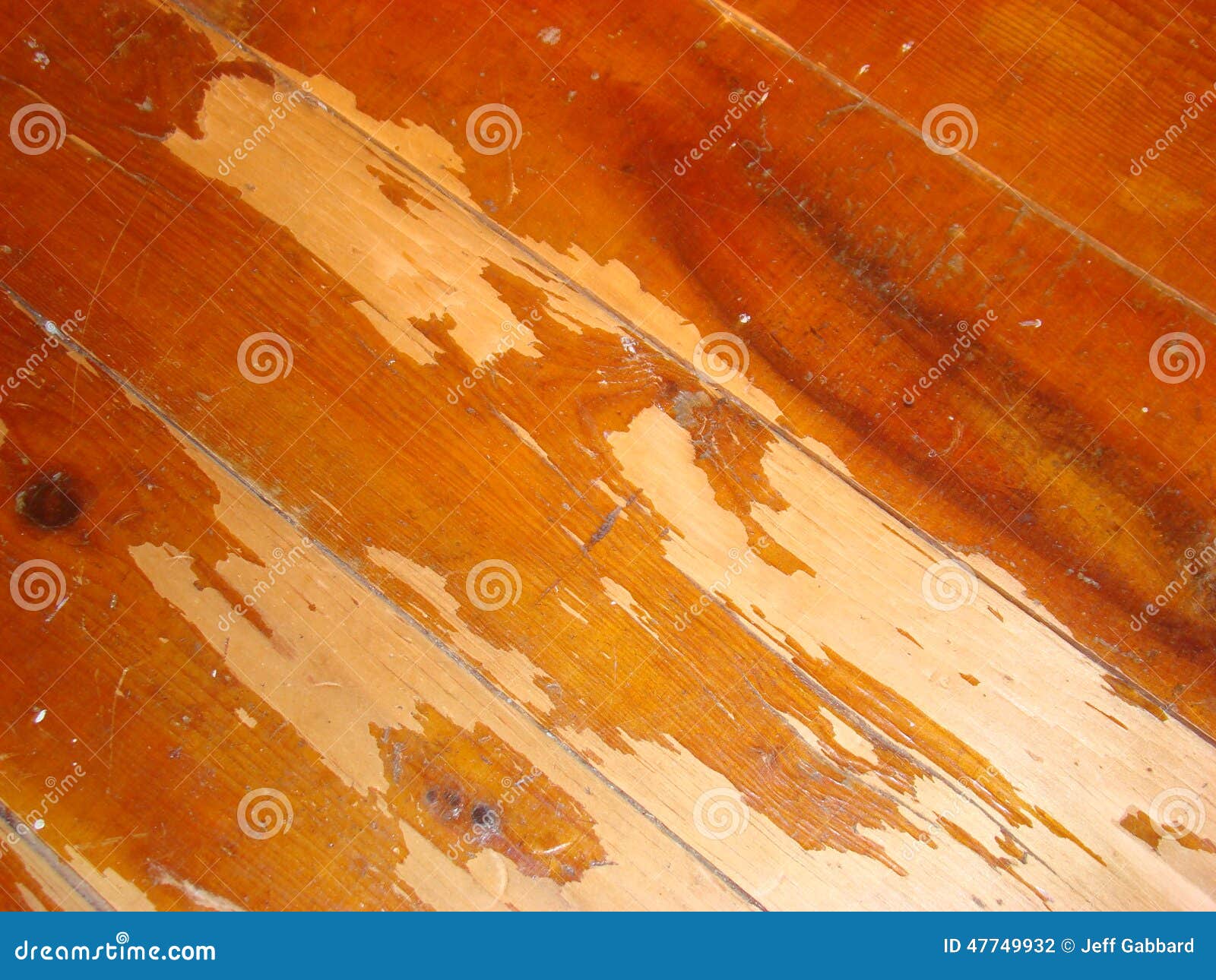 Old worn hardwood floor stock photo. Image of building 47749932