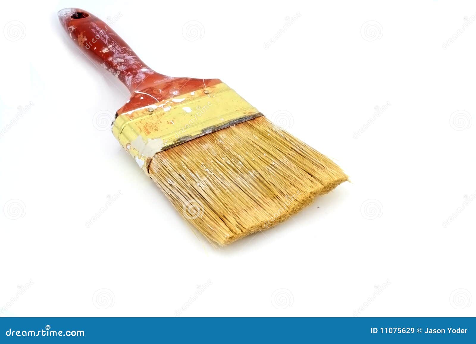 Old worn out brush. stock image. Image of improvement - 11075629