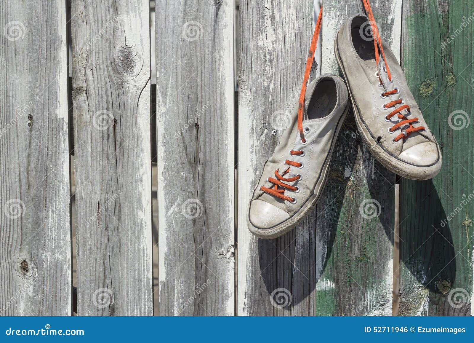 Old Worn Sneakers stock photo. Image of empathy, lace - 52711946