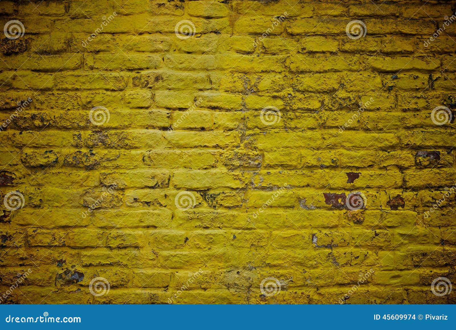Old yellow brick wall stock photo. Image of blotch, historical 45609974