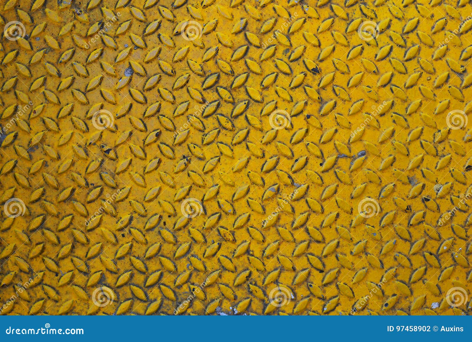 The Old Yellow Diamond Steel Metal Sheet Background Stock Photo Image