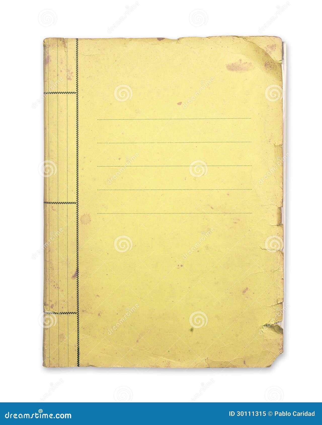 old yellow folder.