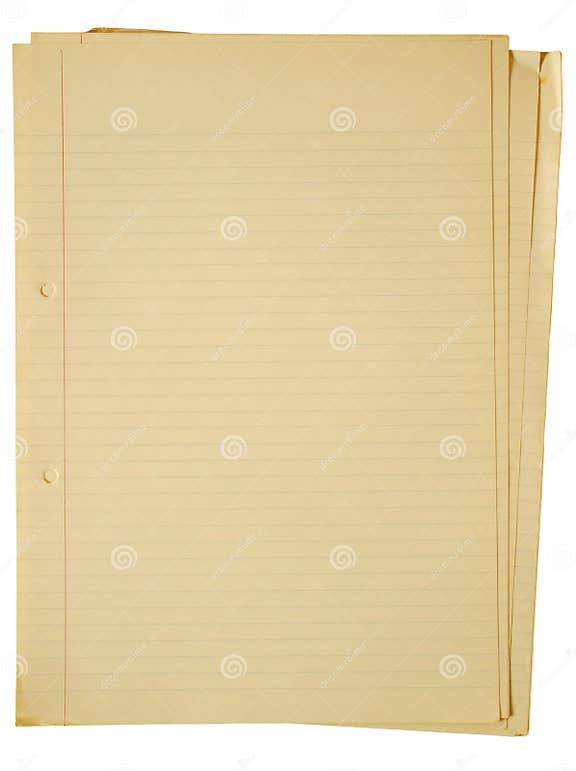 Old yellowing A4 paper. stock image. Image of yellowing 2452677