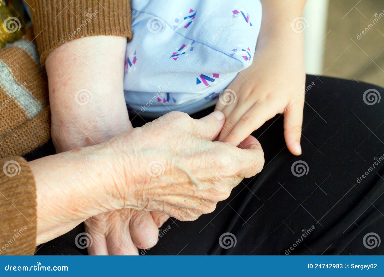 Old And Young Hand Stock Image Image Of Military Friendship 24742983
