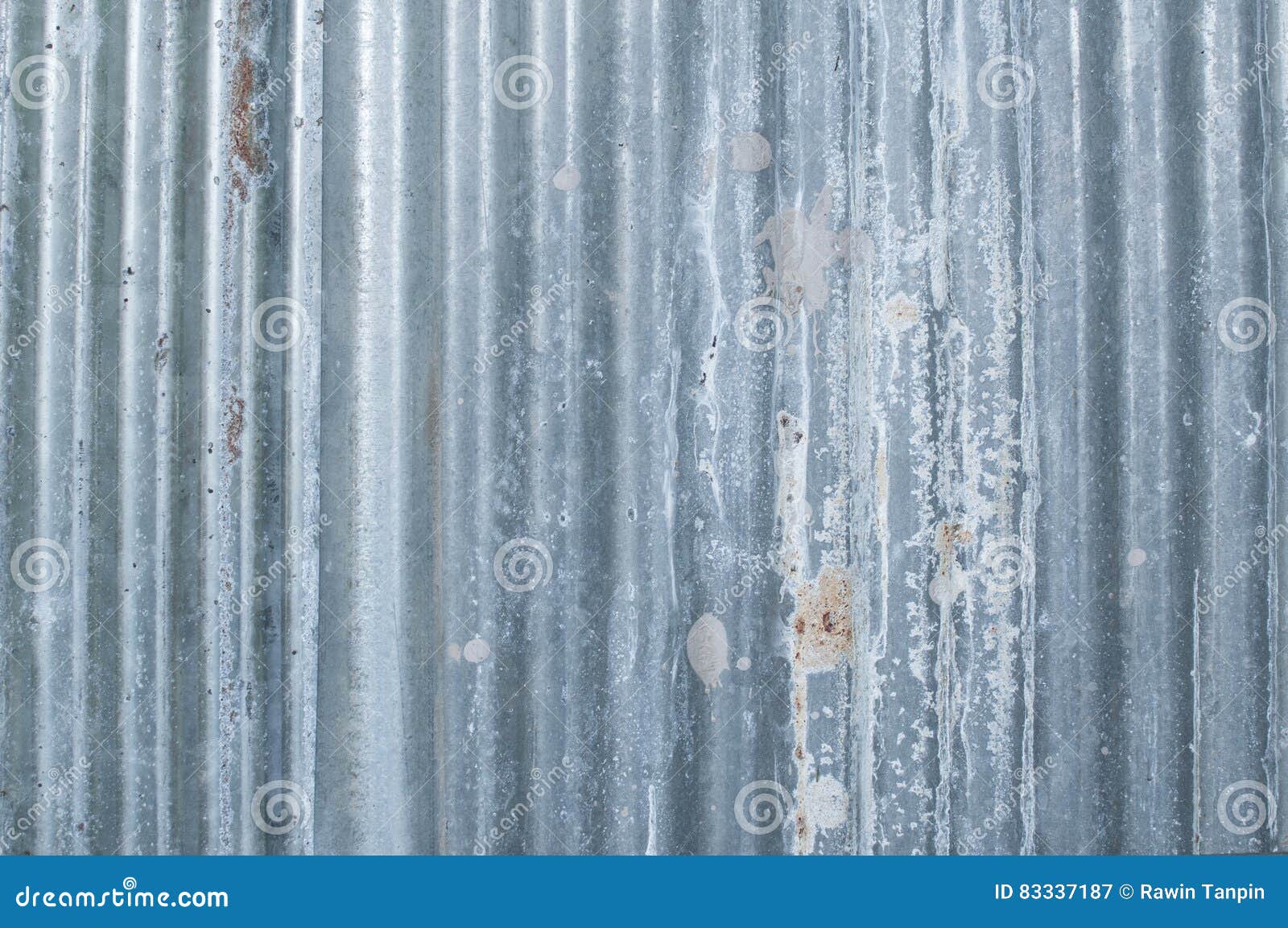 A Old Zinc Rust Textured for Background Stock Image Image of gray