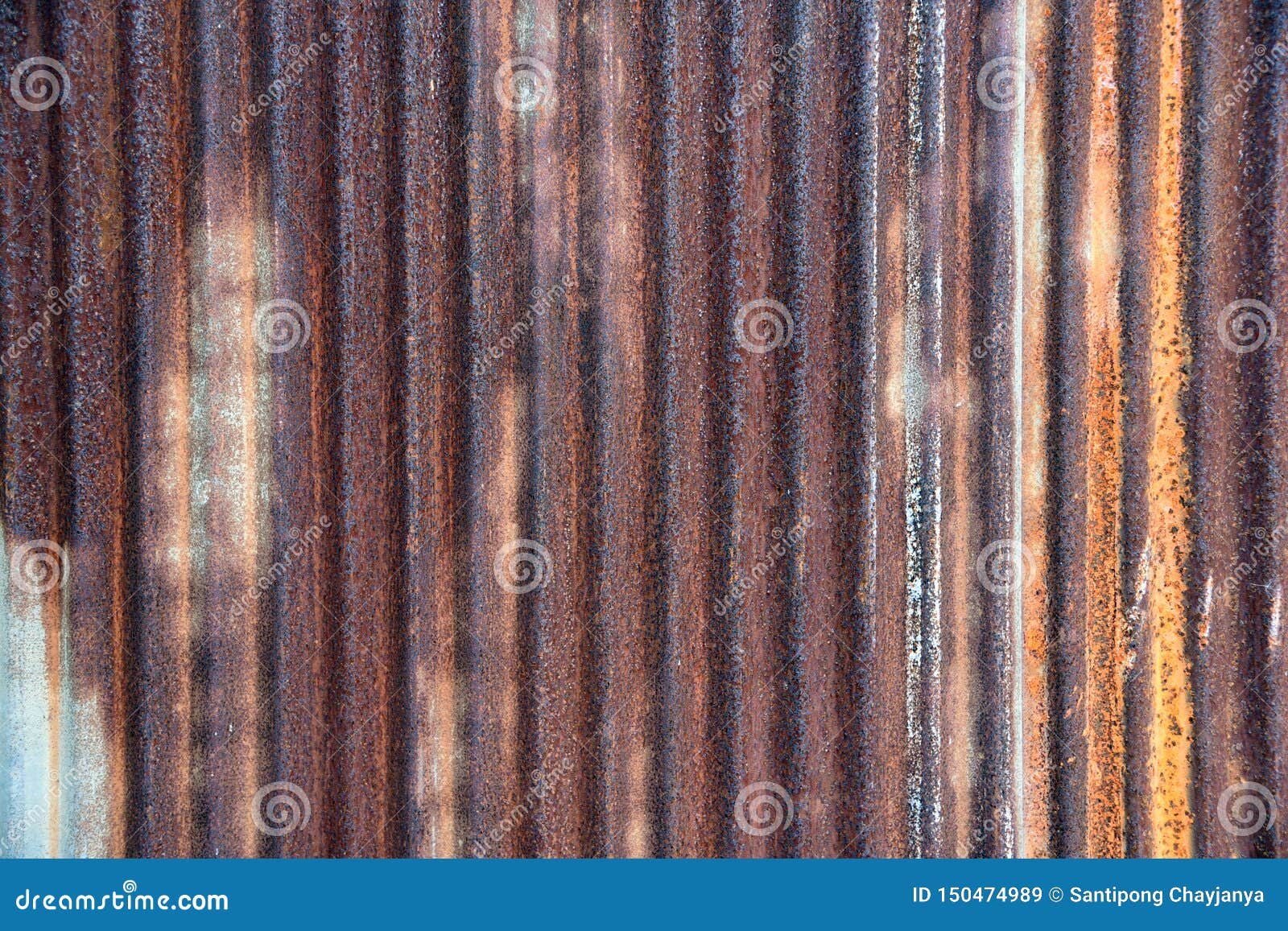 Old Zinc Wall Surface Fence House Zinc Background Stock Image Image