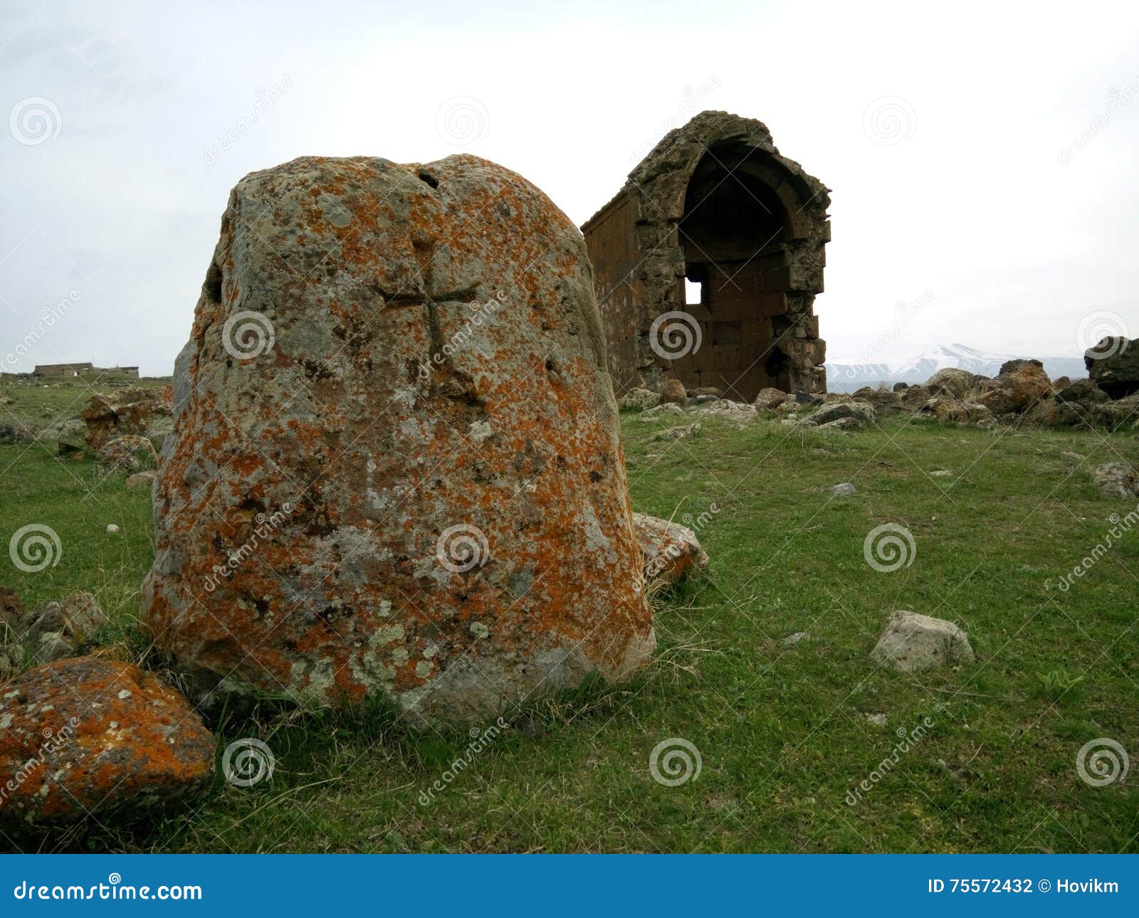 old zoravar church in armenia