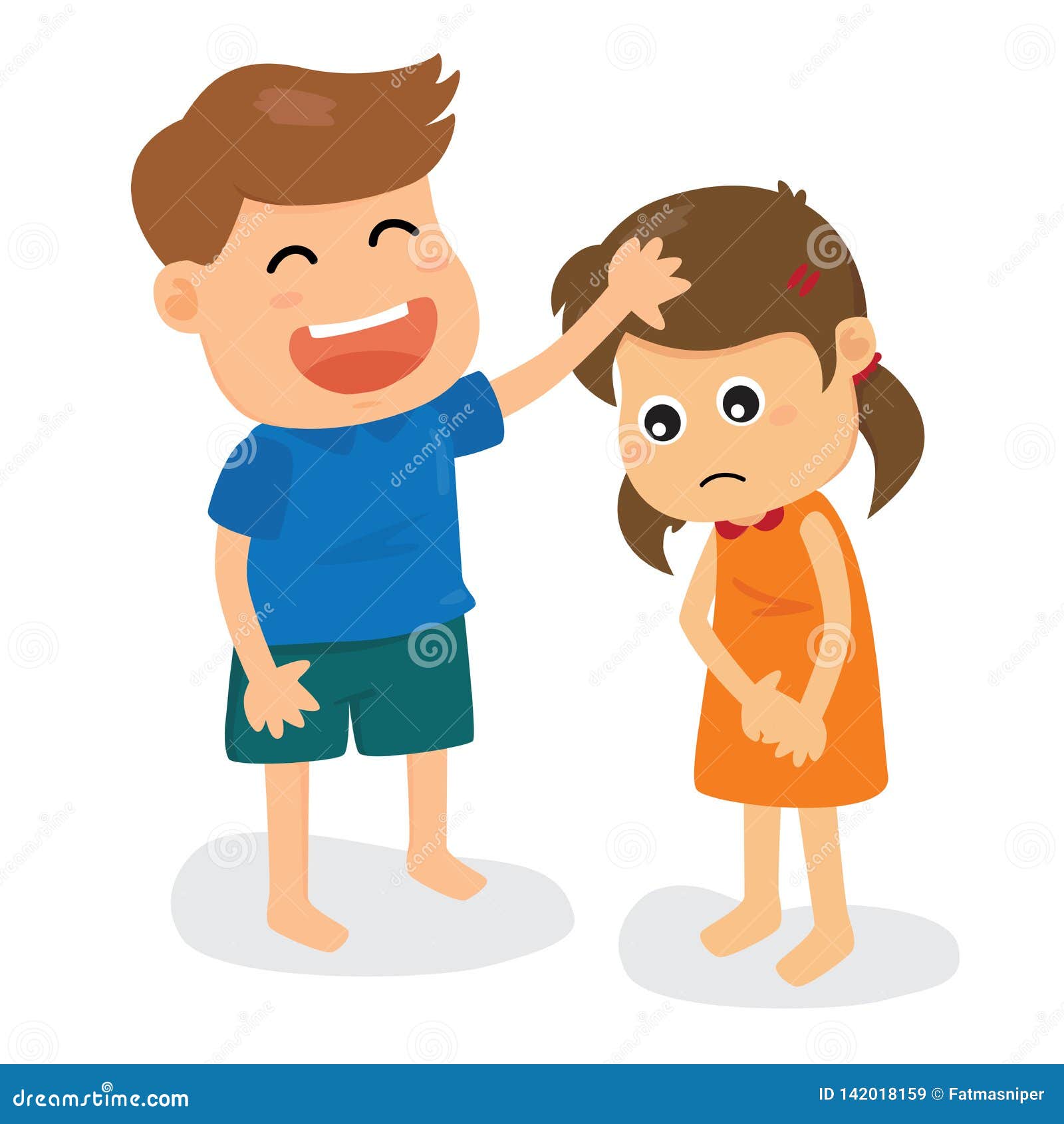 An Older Brother And Sister Stock Image | CartoonDealer.com #142018159