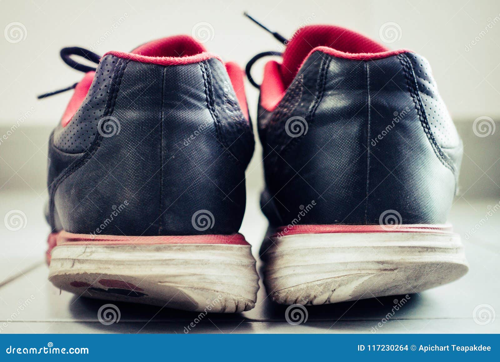 Older running shoes stock photo. Image of activity, wear - 117230264