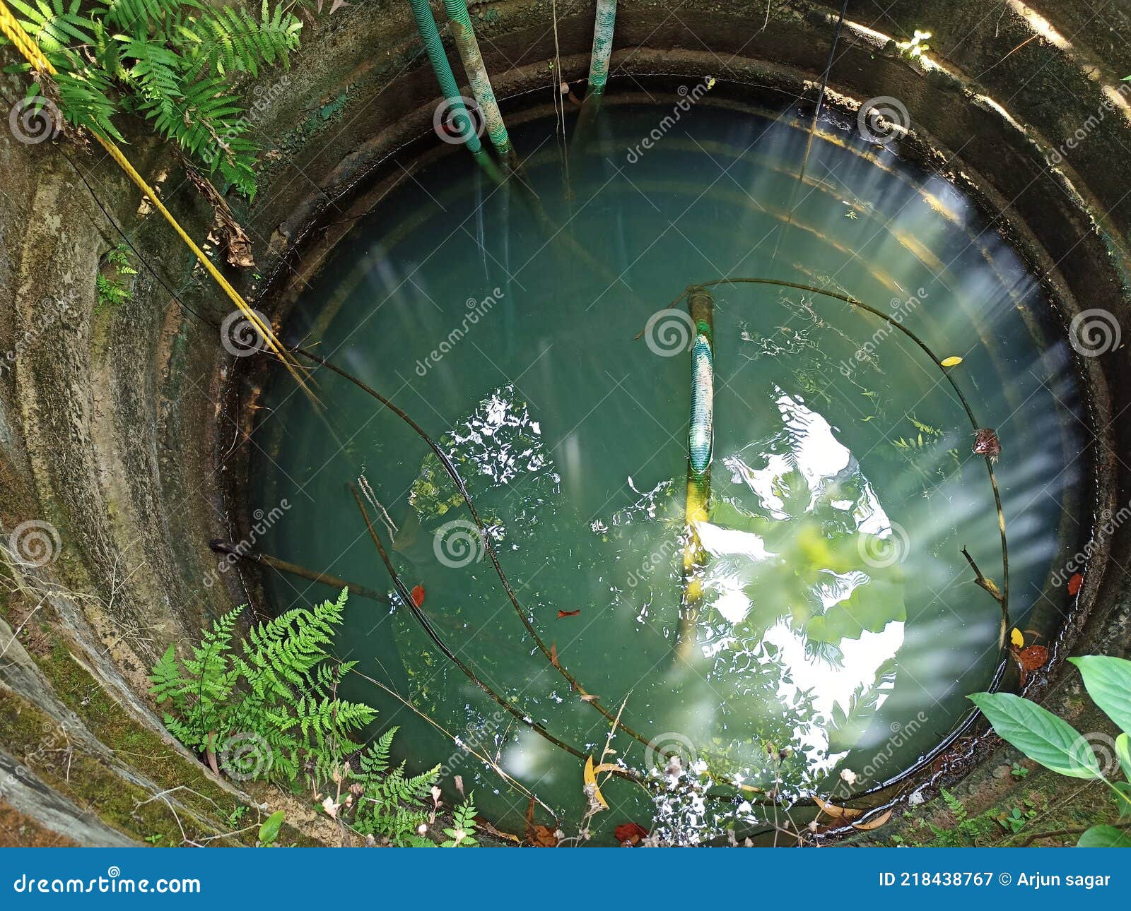 The Oldest Water Open Well in the World Stock Image Image of open