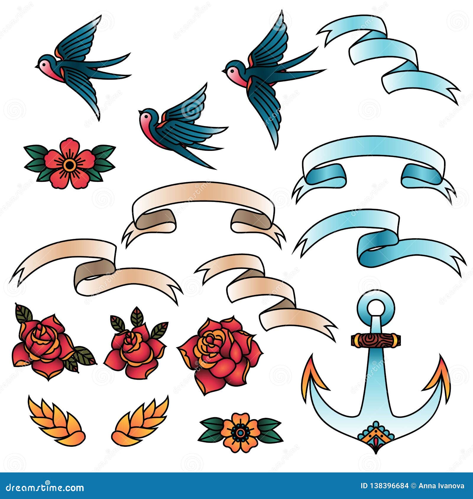 Amazoncom PUSNMI Old School Temporary Tattoo for Men WomenTemporary  Tattoos Sexy Flower Cool Eagle Bird Tattoos Stickers Waterproof Temporary  Tattoos for Halloween Party Club  Everything Else