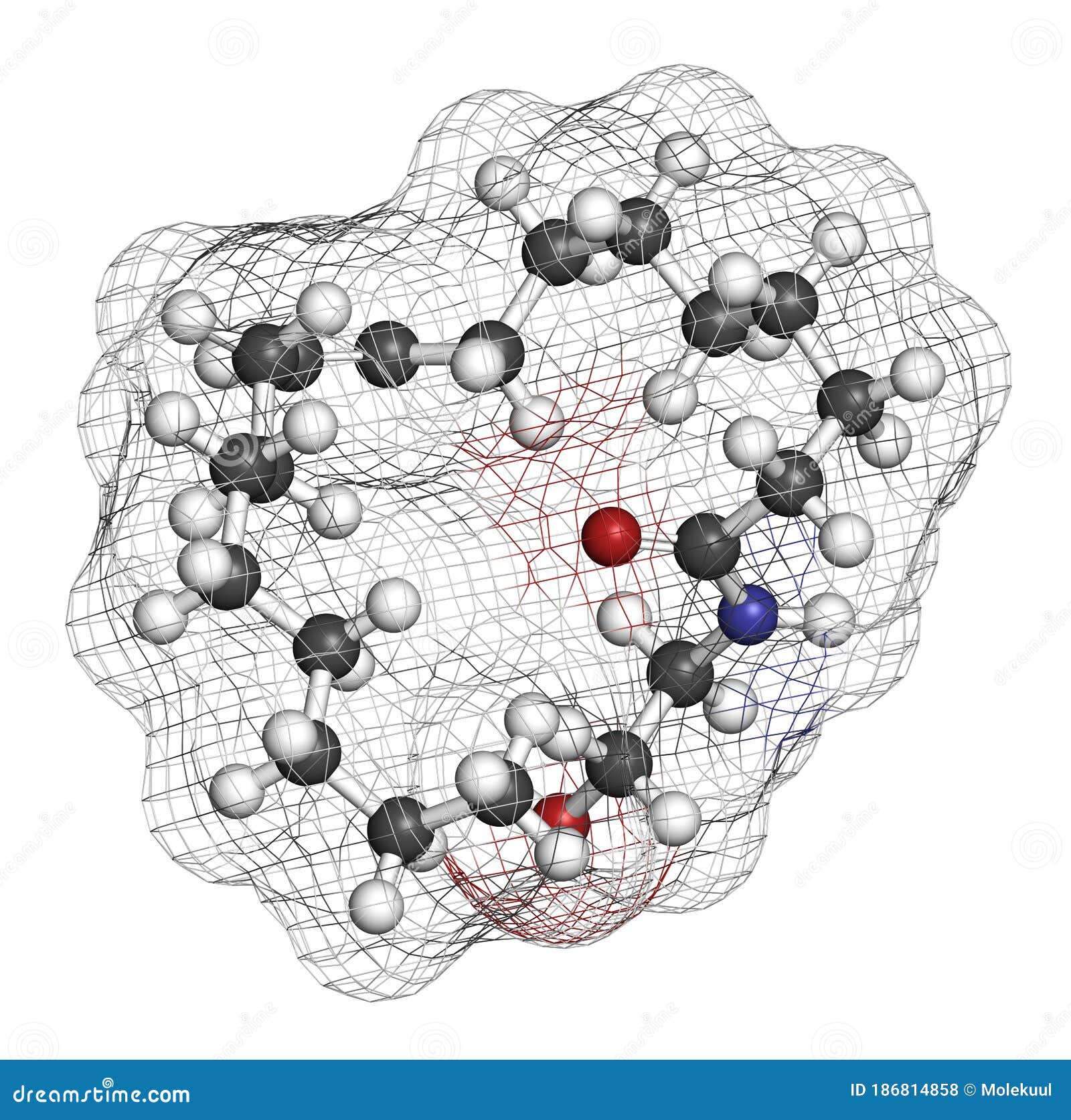 oleoylethanolamide oea endogenous peroxisome proliferator-activated receptor alpha ppar-ÃÂ± agonist molecule. 3d rendering..