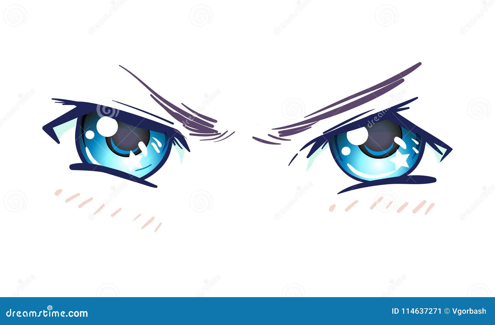 Página 4, Vetores e ilustrações de Olhos manga masculino para download  gratuito