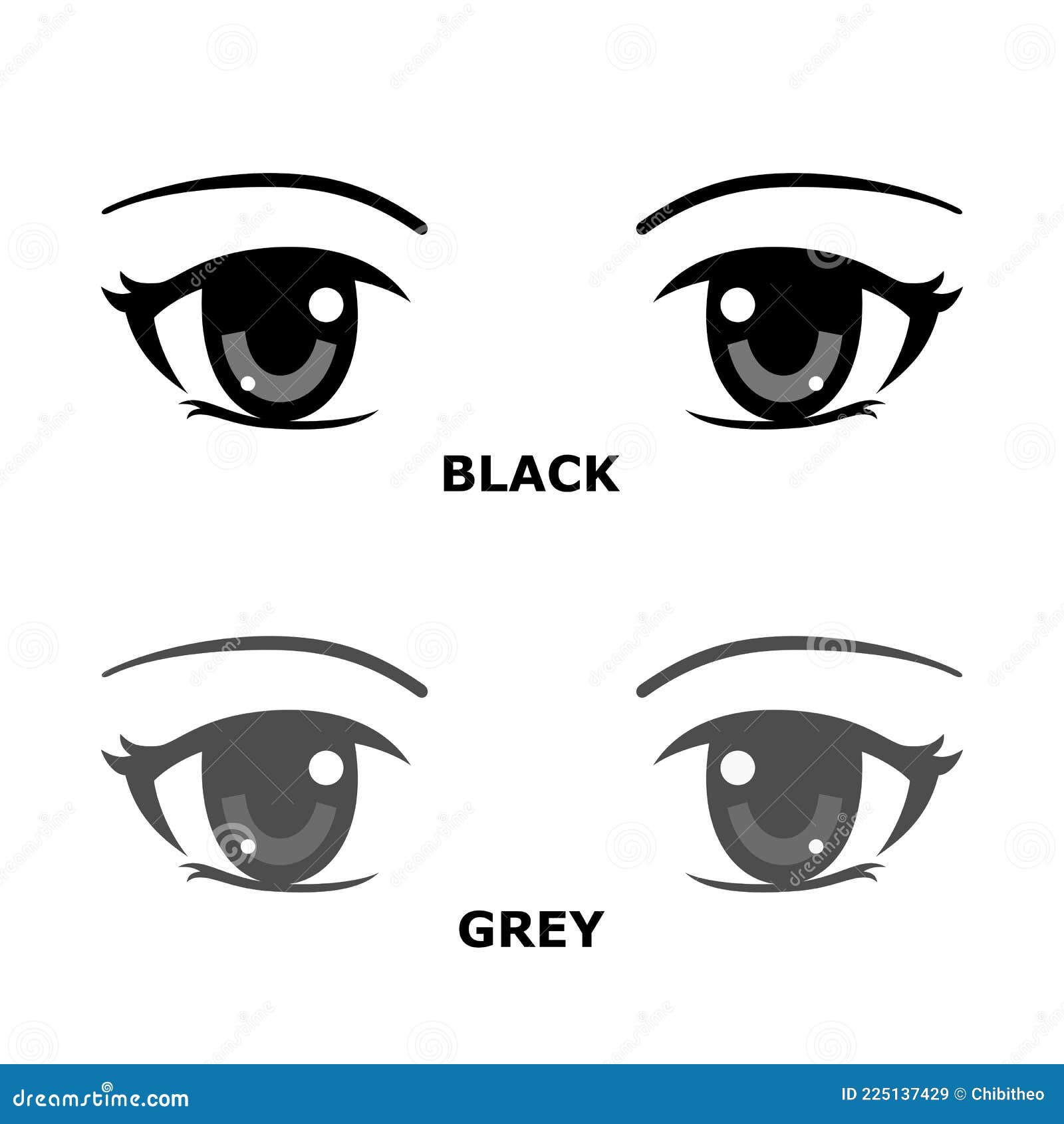 Ojos realistas  Olhos de anime, Desenho chibi, Desenho de maquiagem