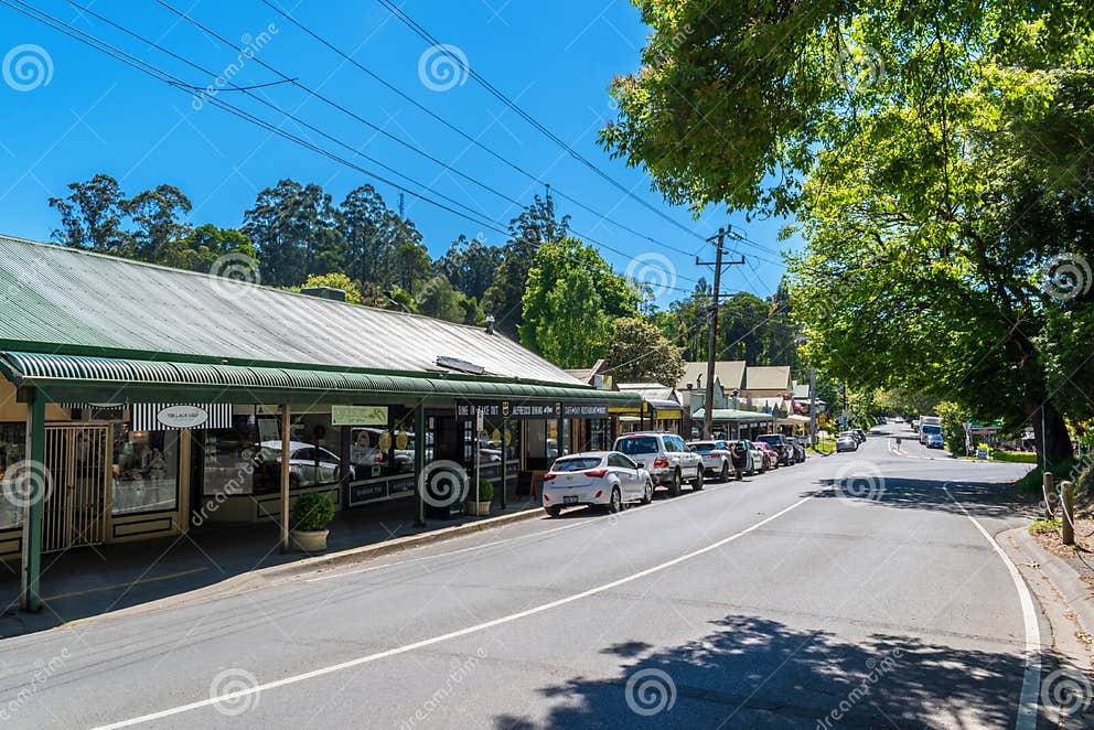 Olinda is a Suburb in Dandenong Ranges, Victoria, Australia Editorial Photography Image of