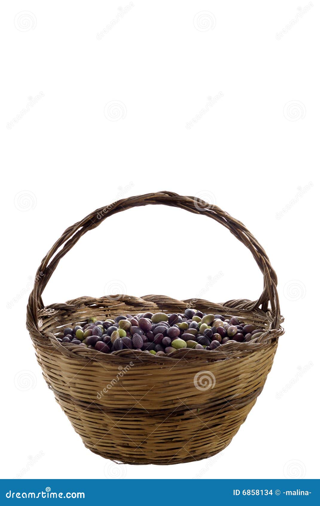 Olive Basket stock photo. Image of space, green, basket 6858134