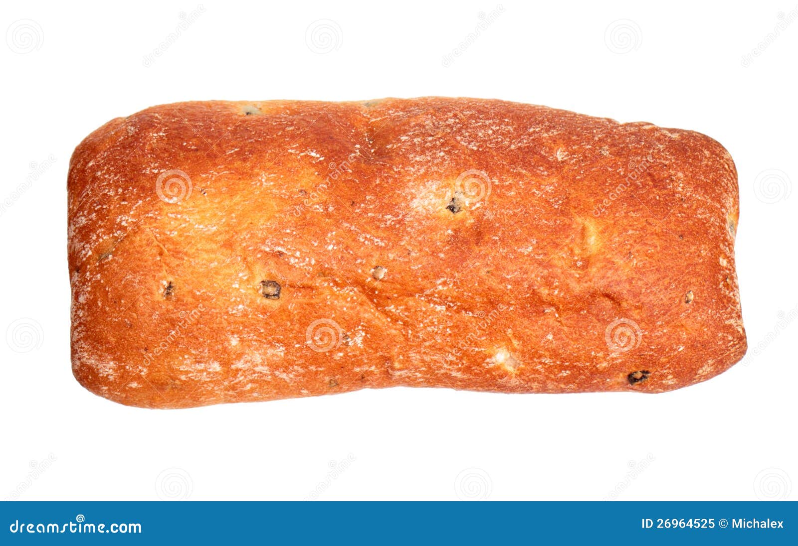 Olive ciabatta bread loaf stock image. Image of crust 26964525