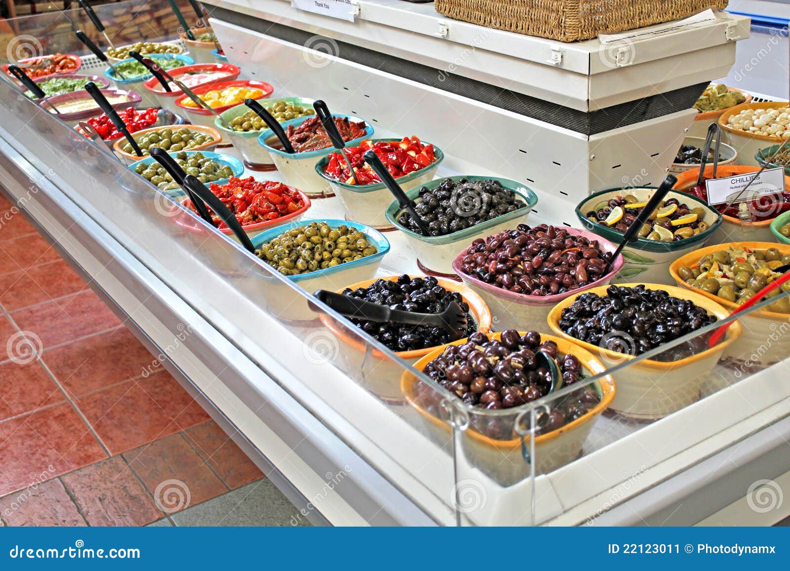 Olive deli bar stock image. Image of farm, healthy, fruits 22123011