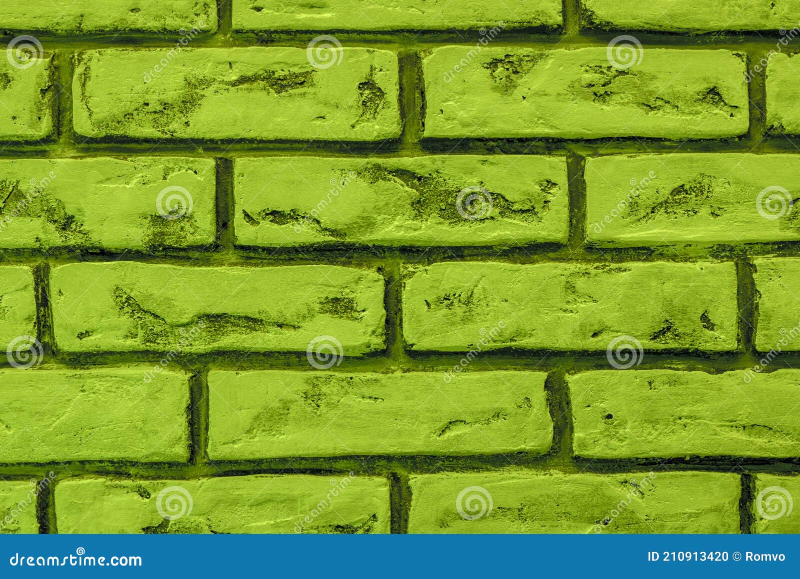 Olive Green Brick Wall Background Stock Photo Image of argentina