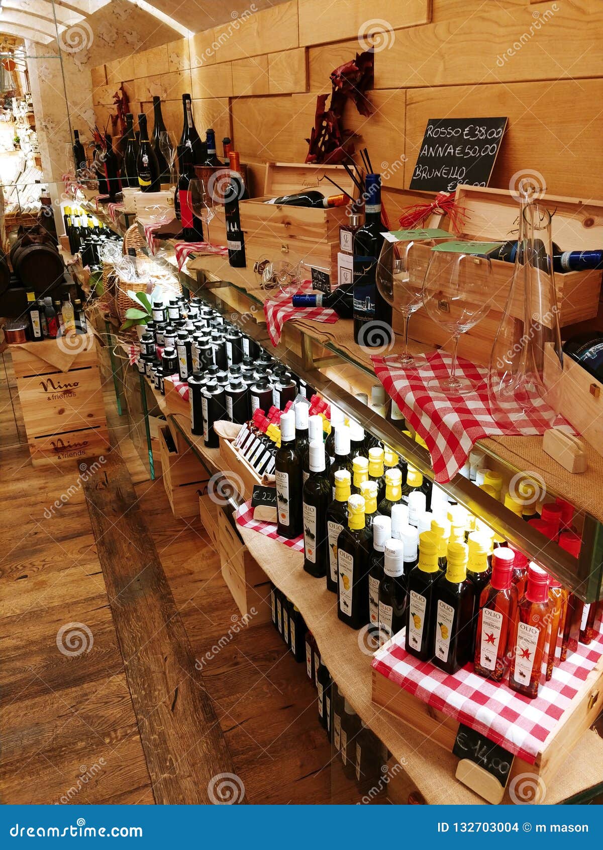 Olive oil display editorial stock image. Image of oils 132703004