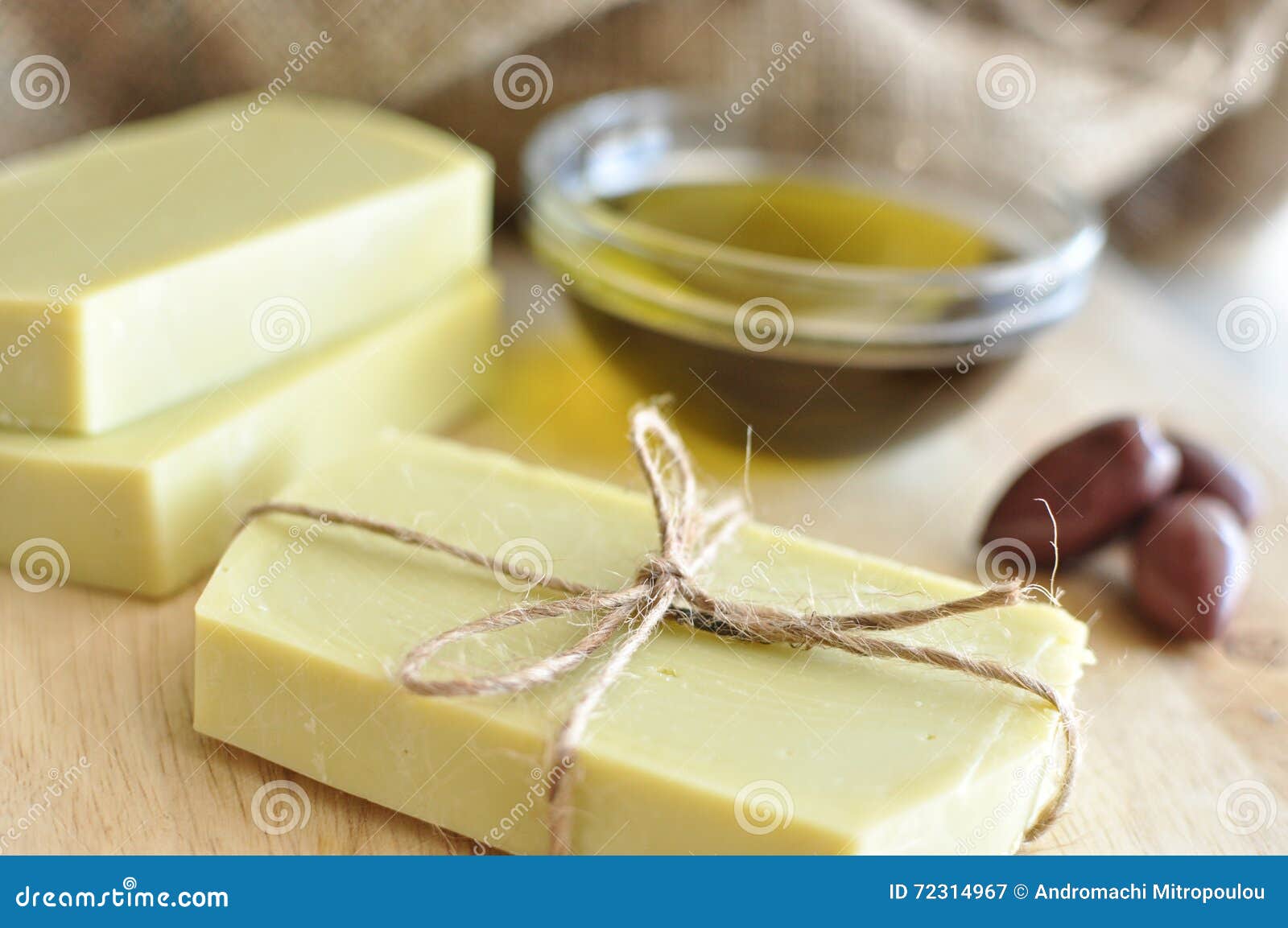 Olive oil handmade soap stock image. Image of household 72314967
