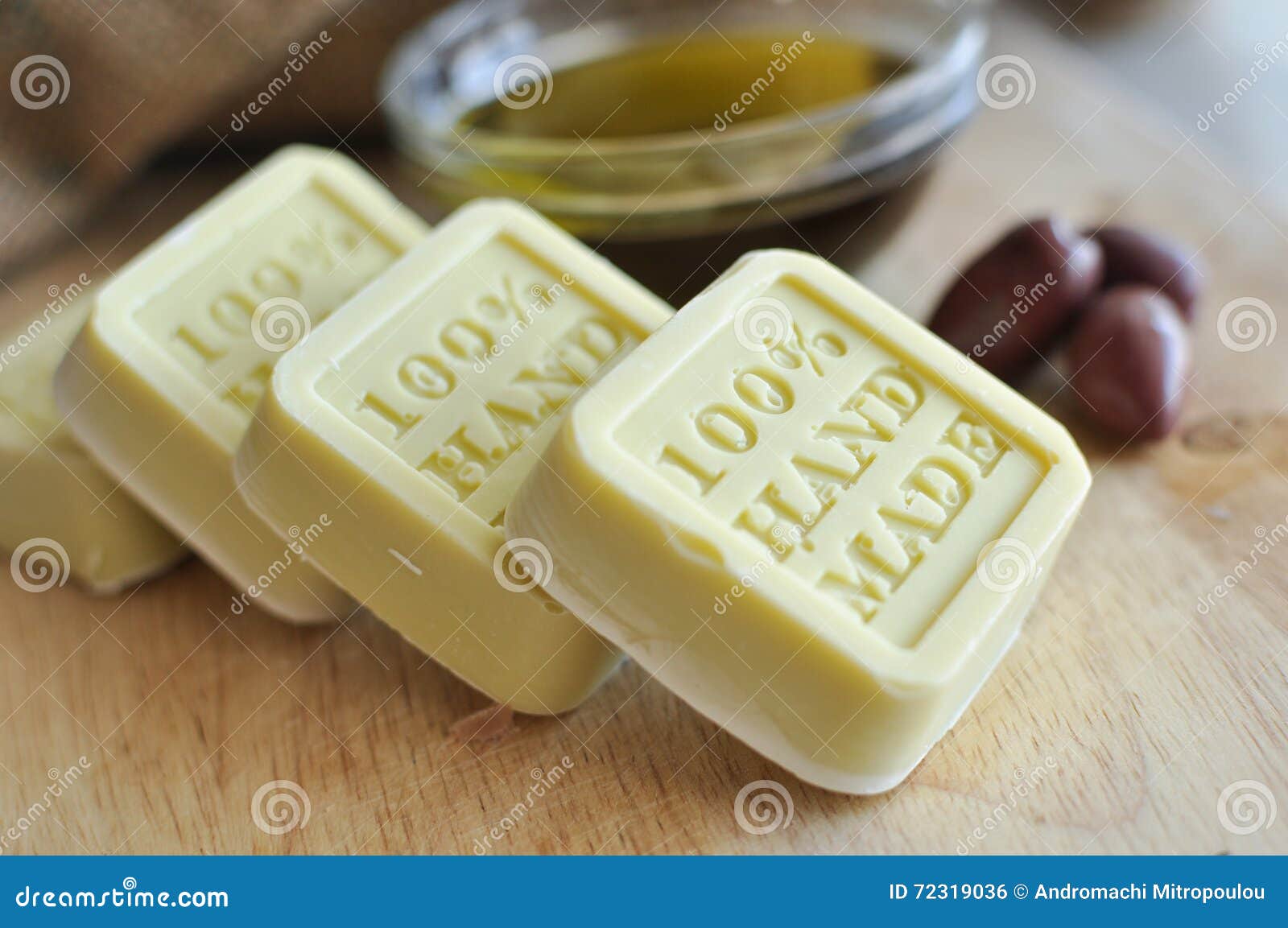 Olive oil handmade soap stock photo. Image of homemade 72319036