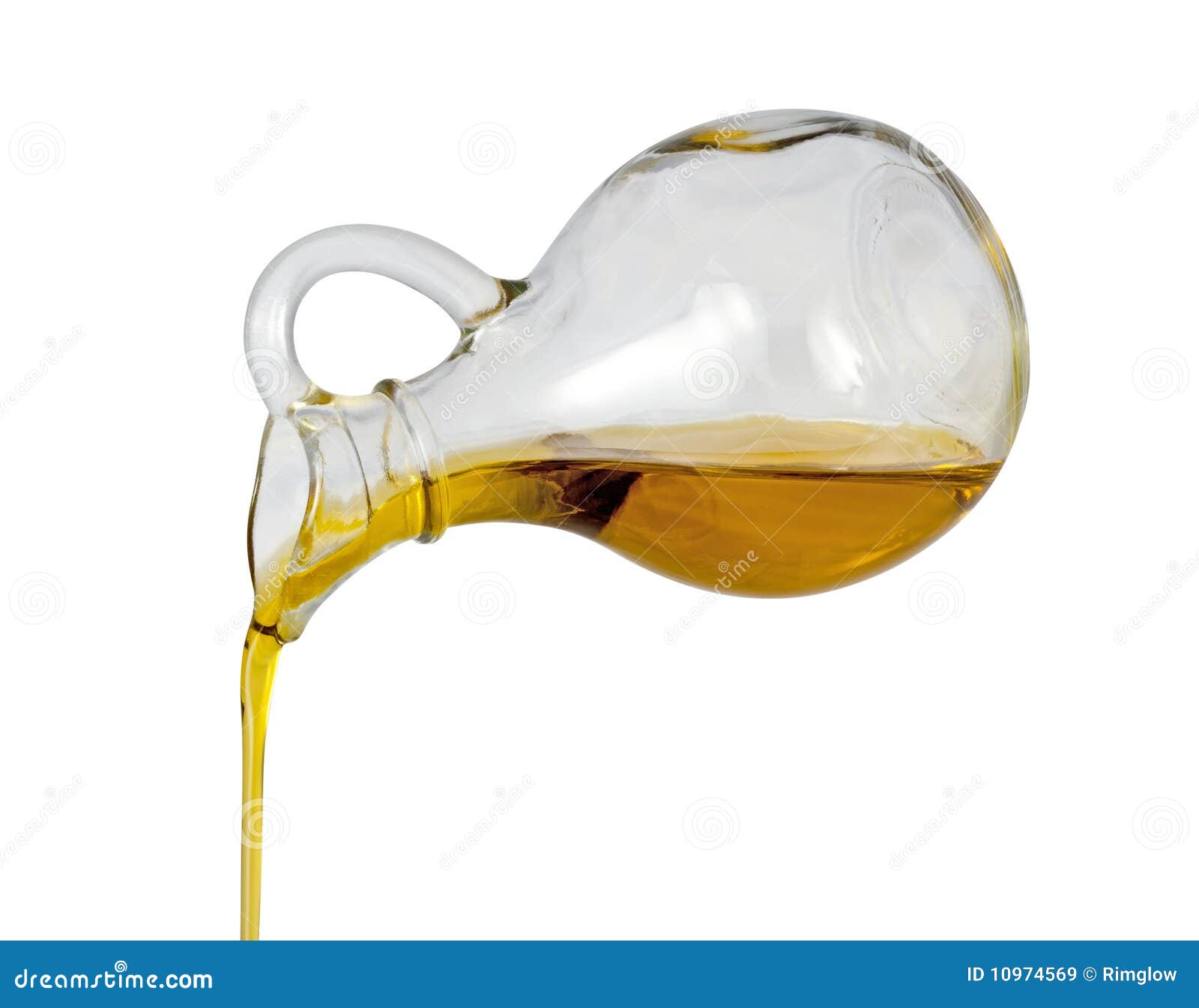 olive oil pour (with clipping path)