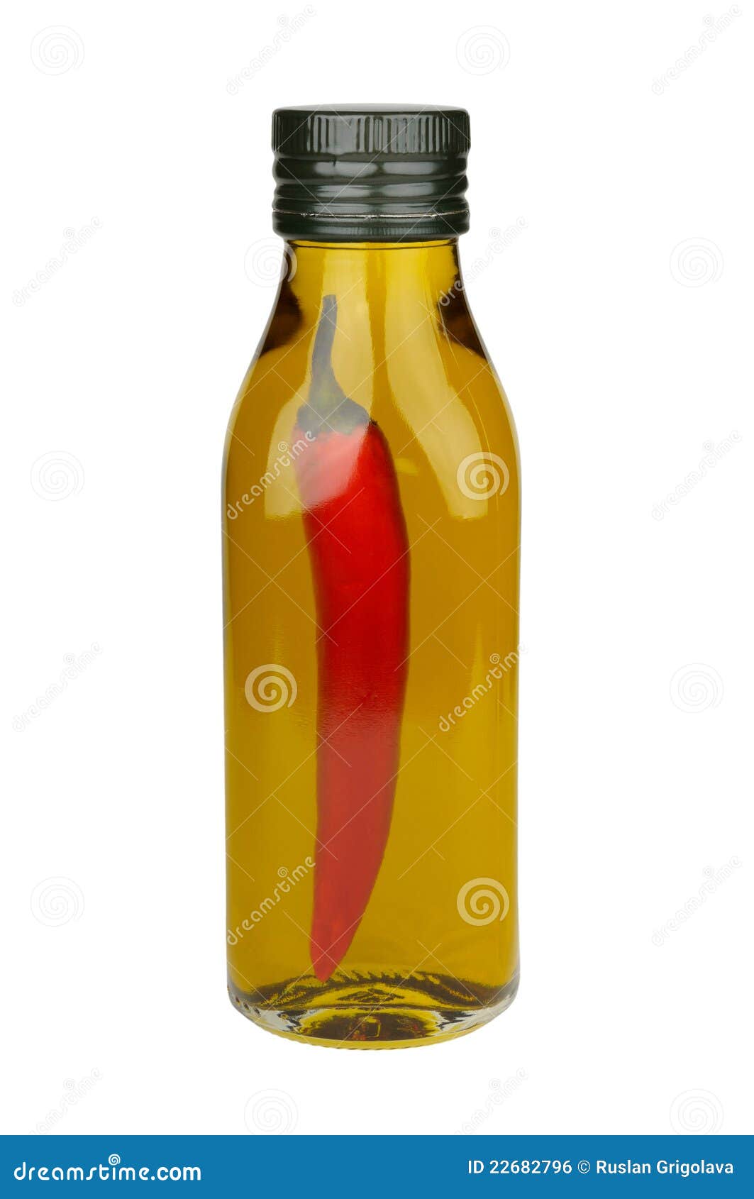 Olive oil with red pepper stock photo. Image of food 22682796